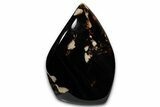 Polished Indonesian Blue Amber Flame #355813-1